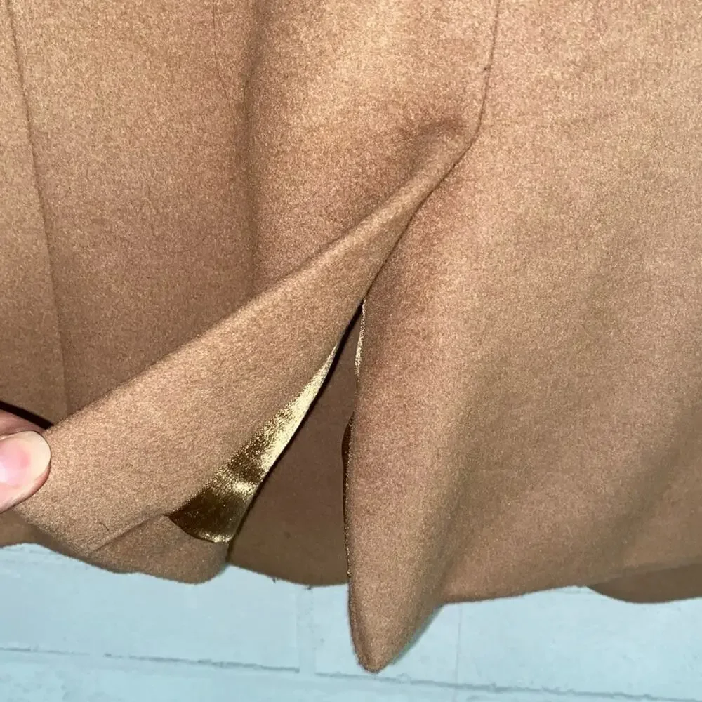 Emerson Fry $328 JUDE Jacket Camel Wool Cashmere sz 00 NWOT